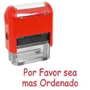  Spanish Teacher Stamp   POR FAVOR SEA MAS ORDENADO Office 