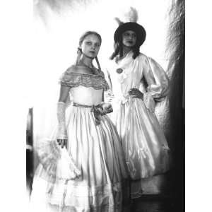  Wanda and Marion Wulz in Nineteenth Century Dress on the 