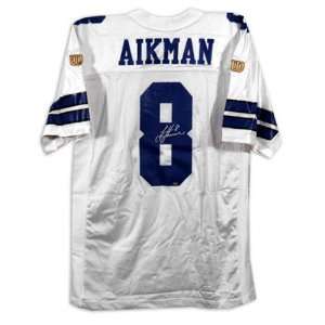  Troy Aikman Dallas Cowboys Autographed White Jersey 
