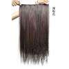Woman Long Straight Hair Extensions Black FZ137  