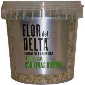 Flor del Delta Natural Sea Salt with Fine Herbs, 14.1 Ounce  