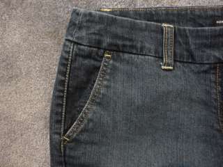 NEW YORK & COMPANY Mid Rise Capri Stretch Jeans sz 12 (34x15)  