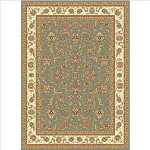  Alexandria 6601 Wedgewood Blue/Ivory Kashan 910 X 132 