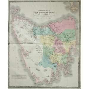  AK Johnston Map of Van Diemens Land (1850) Office 