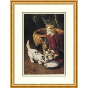  The Milk Dish by Alfred Brunel DeNeuville   Framed 