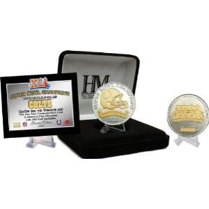  Indianapolis Colts Super Bowl XLI Champions 2 Tone Coin 