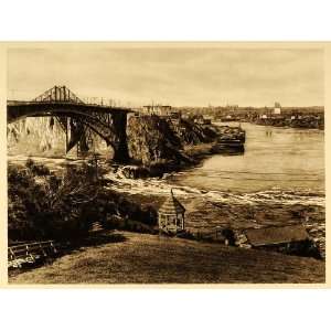   Bridge St. John New Brunswick   Original Photogravure