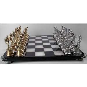  Patriots Great American Collectors Pewter Chess Set 