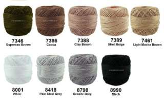 40m RUBI Perle #8 Crochet Cotton Embroidery Thread  