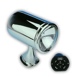   REMOTE CONTROL CHROME PLATED HID SEARCHLIGHT
