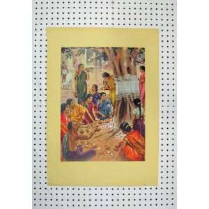   Colour Print C1880 Banyan Tree Puja Vada Vriksha Hindu