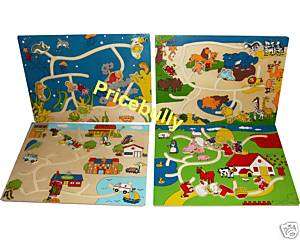 Daydream Toy Wood Puzzles Baby Toddler Slide Match  