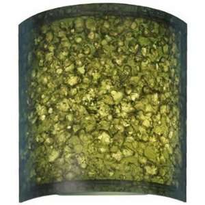   Light Decorative Acrylic Wall Sconce Hammered Green