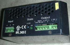 Power Supply Michael Riedel RPL2405E RPL 2405 E O24VDC  