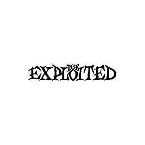  THE EXPLOITED BAND WHITE LOGO DECAL STICKER Everything 
