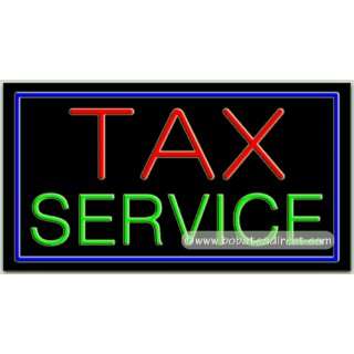 Tax Service Neon Sign  Grocery & Gourmet Food