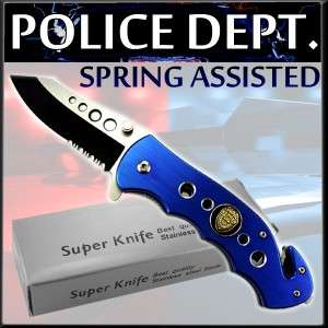 Tactical Pen & Spring Assisted Pocket Knife Rescue   055  