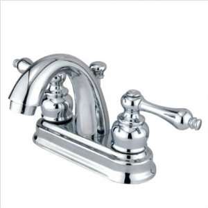 Elements of Design EB561 Centerset Bathroom Faucet with Metal Lever 