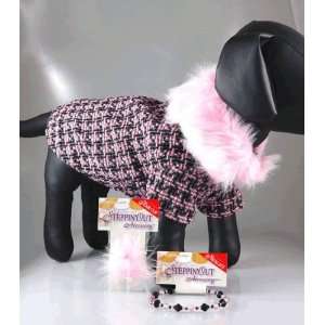  Pooch+plusTM Steppin Out Collection Tweed Jacket with Pink 