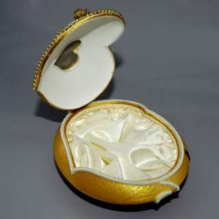 Handmade Ostrich Egg Jewelry Box, Elegant Item For Gift  