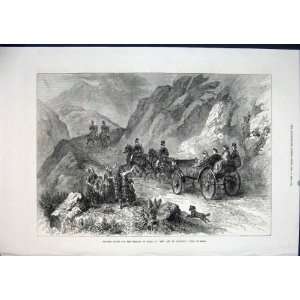  Louise Lorne Inverary Scotland Carriage Old Print 1871 