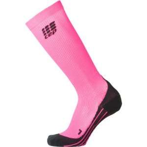  CEP Running Compression Sock   Womens Pink, III/M(32 28cm 