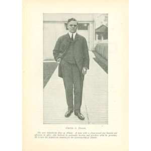  1904 Charles S Deneen Illinois Governor Candidate 
