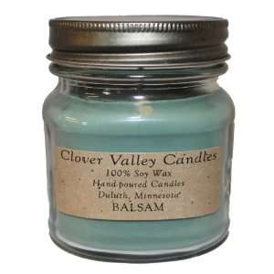  Balsam Half Pint Scented Soy Candle by Clover Valley 