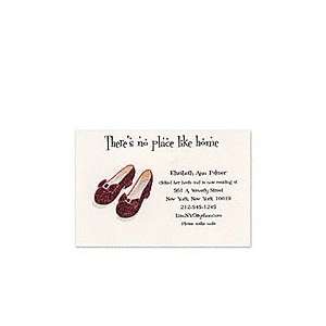  Ruby Slipper & Red Glitter Moving Party Invitations 
