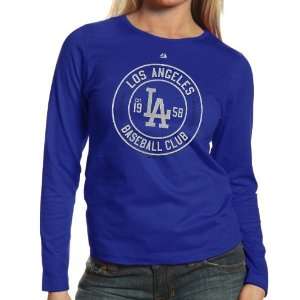  Los Angeles Dodgers Womens Royal Pro Sports Long Sleeve T 