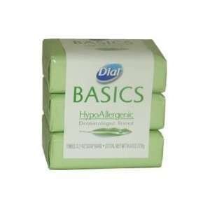  Dial Basics HypoAllergenic Dermatologist Tested Bar Soap 