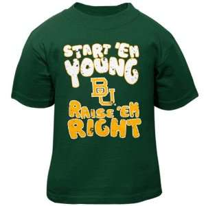  Baylor Bears Toddler Start Em Young T Shirt   Green 