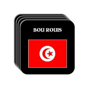  Tunisia   BOU ROUIS Set of 4 Mini Mousepad Coasters 