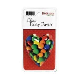 Bo Bunny Clear Party Favors Heart CHPF502; 12 Items/Order  