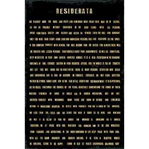  Desiderata Poster by The vintage collection (16.00 x 24.00 