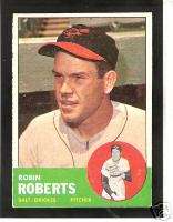 1963 Topps Baseball #125 Robin Roberts Ex Mt Orioles  