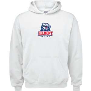  Belmont Bruins White Youth Logo Hooded Sweatshirt Sports 