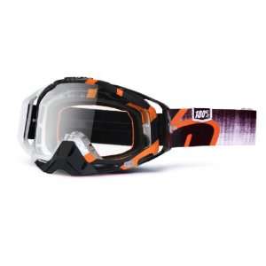  100% RACECRAFT GOGGLES (ORANGE DESTRUCT) Automotive