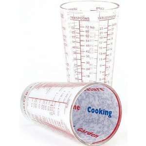 Dezine Products USA 2 Cup Mix N Measure Glass Measuring Cup  