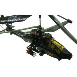  3 channel large R/C helicopter Apache war fighter Toys 