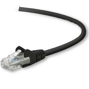   BLACK PATCH CORD SNAGLESS ROHS ETHERN. RJ 45 Male   RJ 45 Male   7ft