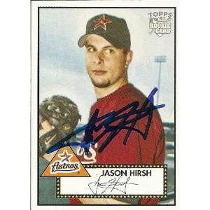  Colorado Rockies Jason Hirsh Signed 2006 Topps 52 Card 