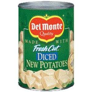 Del Monte Diced New Potatoes 14.5 oz (Pack of 24)  Grocery 