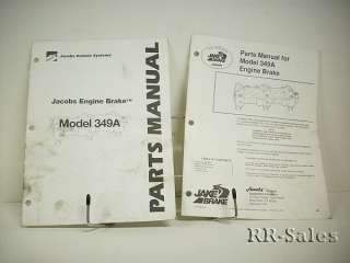Installation & Parts Manual 349A Jacobs Engine Brakes  