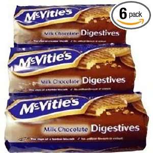 McVities Milk Chocolate Digestives, 10.5 Ounce (Pack of 6)  