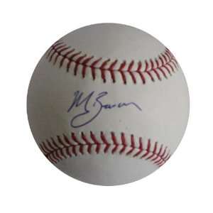  Autographed Michael Bowden Baseball. MLB Authenticated 