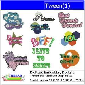 Digitized Embroidery Designs   Tween(1)   CD