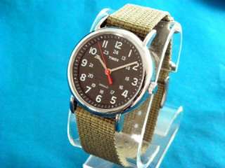 SPECIAL ORDER TIMEX MILITARY 60S STYLE BLACK FACE 24 HOUR DIAL WATCH 