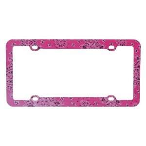  Car Automotive License Plate Frame Hot Pink Classical 