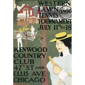  KENWOOD CONTRY CLUB CHICAGO WESTERN LAWN TENNIS TOURNAMENT 